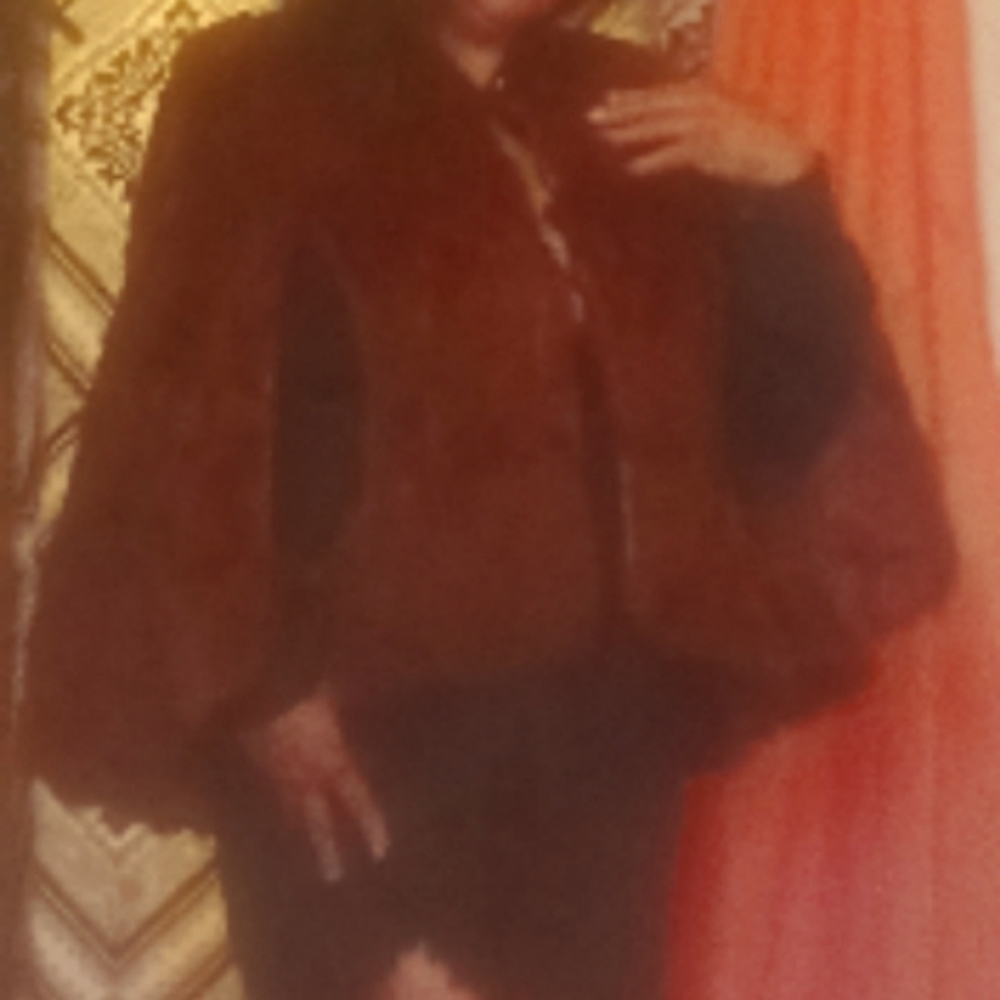 Vintage female mink coat